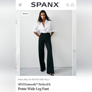SPANXsmooth PerfectFit Ponte Wide Leg Pant